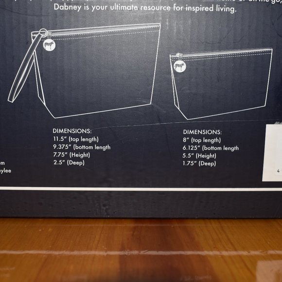 DABNEY LEE 2 Piece Wristlet/Pouch Set Pink Hearts *New With Tags* - Picture 7 of 13